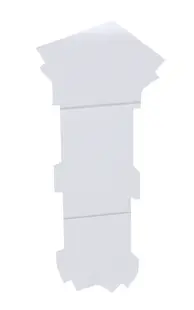 Colt interior plinta Korner Siena 80 alb