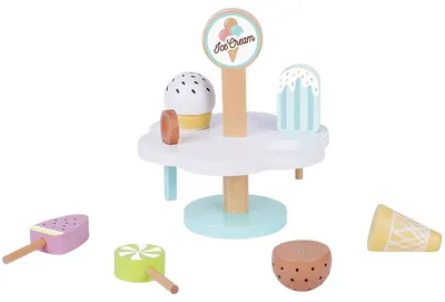 Set de joc Tooky Toy - Stand de înghețată pe un băț