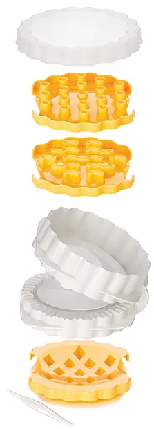 Set de forme pentru plăcinte Tescoma - Delicia, 3 bucăți