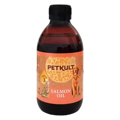 Ulei de somon pentru caini si pisici Petkult, 300 ml