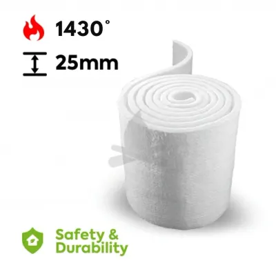 Patura Fibra Ceramica 25mm FlamaFiber