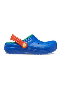 Saboti slingback uni cu captuseala - Portocaliu/Albastru inchis