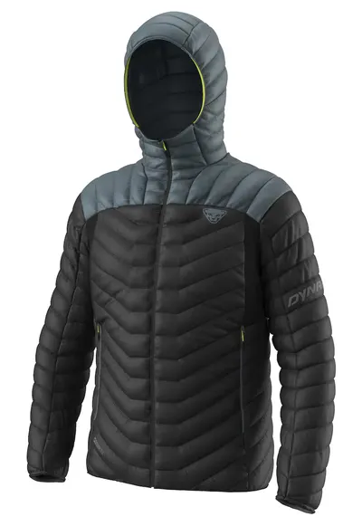 Jacheta puf barbati Ridge Ultralight Down - Negru/Albastru deschis
