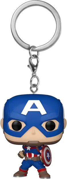 Breloc Funko Pocket POP! Marvel: Captain America - Captain America (New Classics)