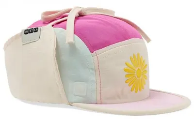 Șapcă tip camper cu protecție Ki ET LA - UPF 50+, 2-4 ani , Fleur Fuschia