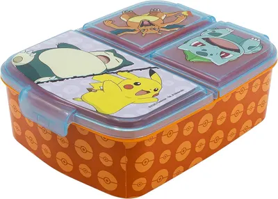 Cutie pentru alimente Stor Pokemon - Cu 3 compartimente
