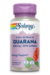 Guarana Solaray, 60 capsule vegetale, Secom