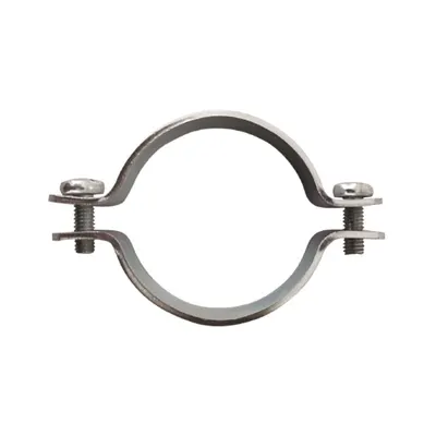 Set 10 x Brida Banda Pentru Stalpi Rotunzi Ø 48.3 Mm Ø 1.5 Inch Acoperire Zincat Electrolitic