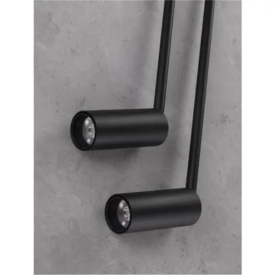 Sistem iluminat pe sina IMAGINE Nisipiu Negru Aluminiu 7W 48V 150mA 917lm Osram CRI>90 UGR<12 Beam Angle 24° 3000K IP20 Adjustable & Rotating Driver Included
