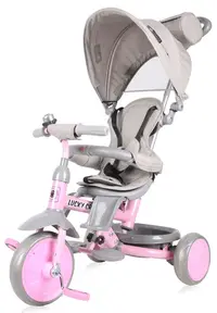 Tricicleta Lorelli - Lucky Crew, Grey & Pink