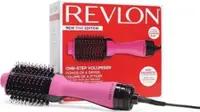 Perie electrică de păr Revlon - Salon One-Step, RVDR5222PE, 1100W, roz