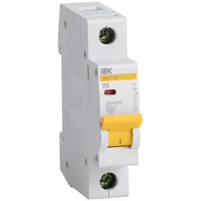Siguranta automata MCB VA47-29 1P 8A 4,5kA curba B