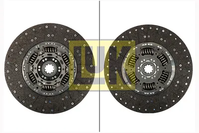 Disc ambreiaj (395mm) potrivit DAF LF 55; MAN TGL I, TGL II D0834LFL40-GR184S1 01.04