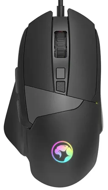 Mouse gaming Marvo - M411 RGB, optic, negru