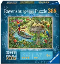 Puzzle Ravensburger din 368 de piese - The jungle expedition