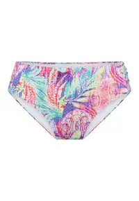 Slip hipster cu imprimeu floral - Multicolor