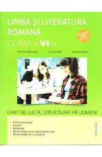Romana - Clasa 6 - Caiet de lucru structurat pe domenii