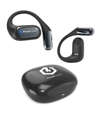 Căști wireless PowerLocus - Free X, TWS, negru