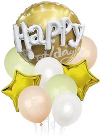 Set de baloane PartyGo - Happy Birthday, 9 buc