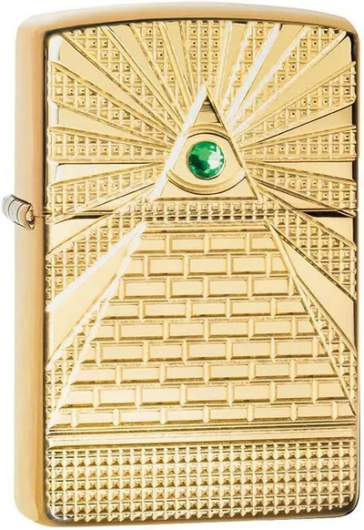 Bricheta Zippo - Eye of Proviendence Design