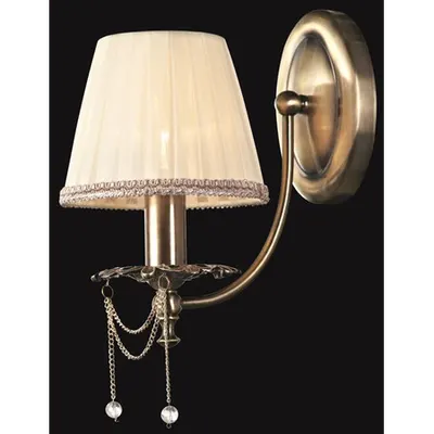 Aplica Royal Classic Rapsodi,1 x E14, 230V, D.15cm,H.29 cm,Bronz