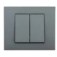 Comutator ST Grano Met Ovivo OV00152, 250V, 10A, IP20, fumuriu