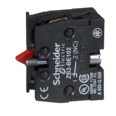 Cutie De Borne Zb2 - Revenire Cu Arc - 1 Nc - Decuplare Lenta - Montare Frontala