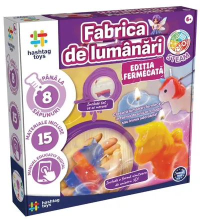 Trusă creativă Hashtag Toys - Fabrică de lumânări
