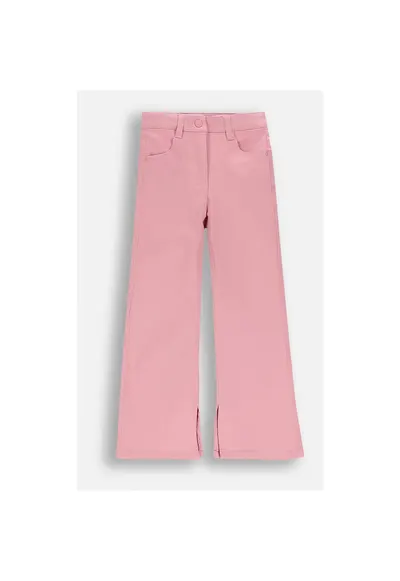 Pantaloni pentru fete - roz - crac larg - 116cm