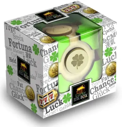 Puzzle din lemn 3D de logică Eureka - Trifoi
