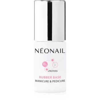NEONAIL Manicure & Pedicure Rubber Base baza gel pentru unghii cu proteine
