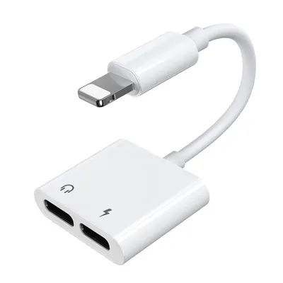Adaptor Audio Lightning - 2 x Lightning Joyroom S-Y104, Alb