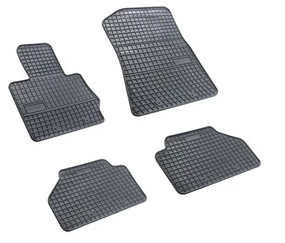 Set covorase auto din cauciuc BMW X3 F25 2010-2017, presuri FROGUM, negre, 4 buc.