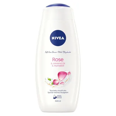 Gel de Dus Nivea Rose & Almond Oil, 500 ml