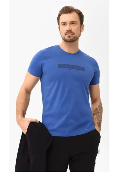 Tricou T-Hologram pentru barbati - albastru - Albastru