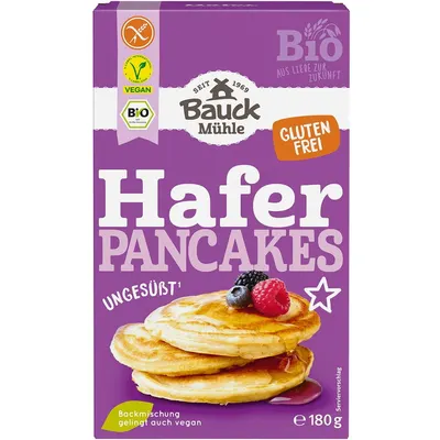 Mix pentru Clatite cu Ovaz fara Gluten Ecologic/Bio 180g