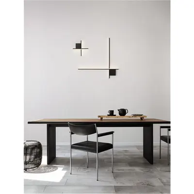 Plafoniera CROSS Nisipiu Negru Aluminiu LED 10W 230V 660Lm 2700K IP20