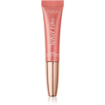 ZOEVA Velvet Love Liquid Highlighting Blush fard de obraz lichid pentru o piele mai luminoasa culoare Peach Nectar 13 ml