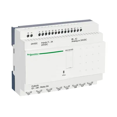 Releu Intel. Comp. Zelio Logic -20 I O -24 V C.C. -Fara Ceas -Fara Afisaj
