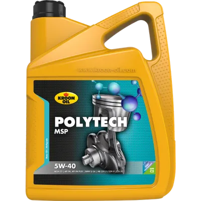 Ulei motor KROON OIL PolyTech MSP 5W40 37337, volum 5 litri, full sintetic