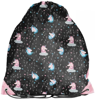 Sac de sport Paso Unicorn - negru