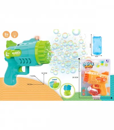 Pistol pentru baloane de sapun cu 29 orificii