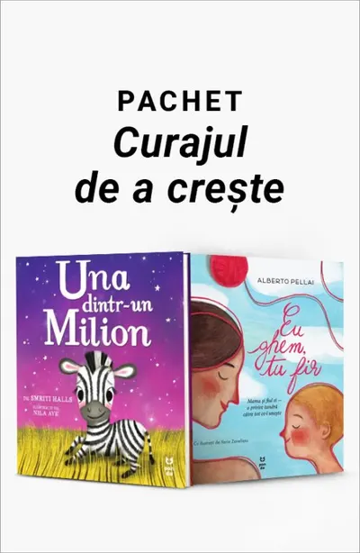 Pachet Curajul de a crește. Una dintr-un milion/Eu ghem tu fir