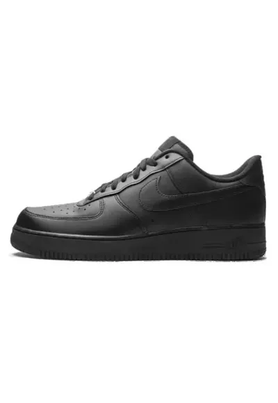 Pantofi sport barbati Air Force 1 Low '07 - negru - piele - design versatil