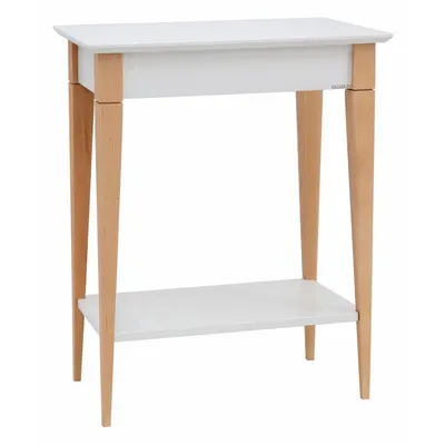 Masă tip consolă Ragaba Mimo, lățime 65 cm, alb