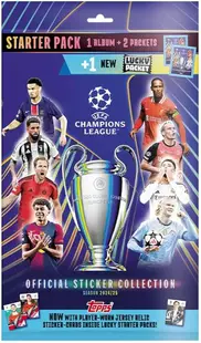 Set album + 18 stickere - Topps UEFA Champions League Starter Pack (Season 2024/25)