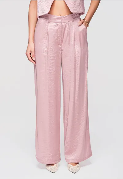 Pantaloni cu croi larg OW-PA-E0002 - Roz