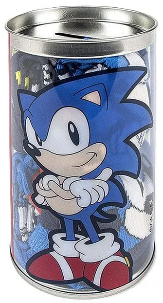 Set de șosete Cerda Sonic - În cutie-pușculiță, mărime 27/30
