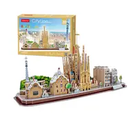Puzzle 3D Cubic Fun City Line Barcelona