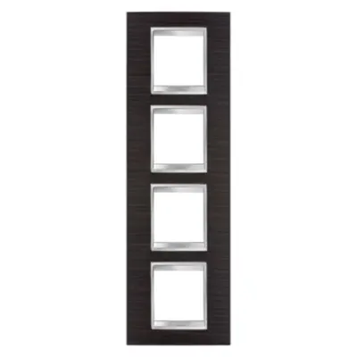 Placa ornament CProiector HORUS LUX international - IN TECHNOPOLYMER finisaj lemnING - 2+2+2+2 modul VERTICAL - WENGE - CProiector HORUS